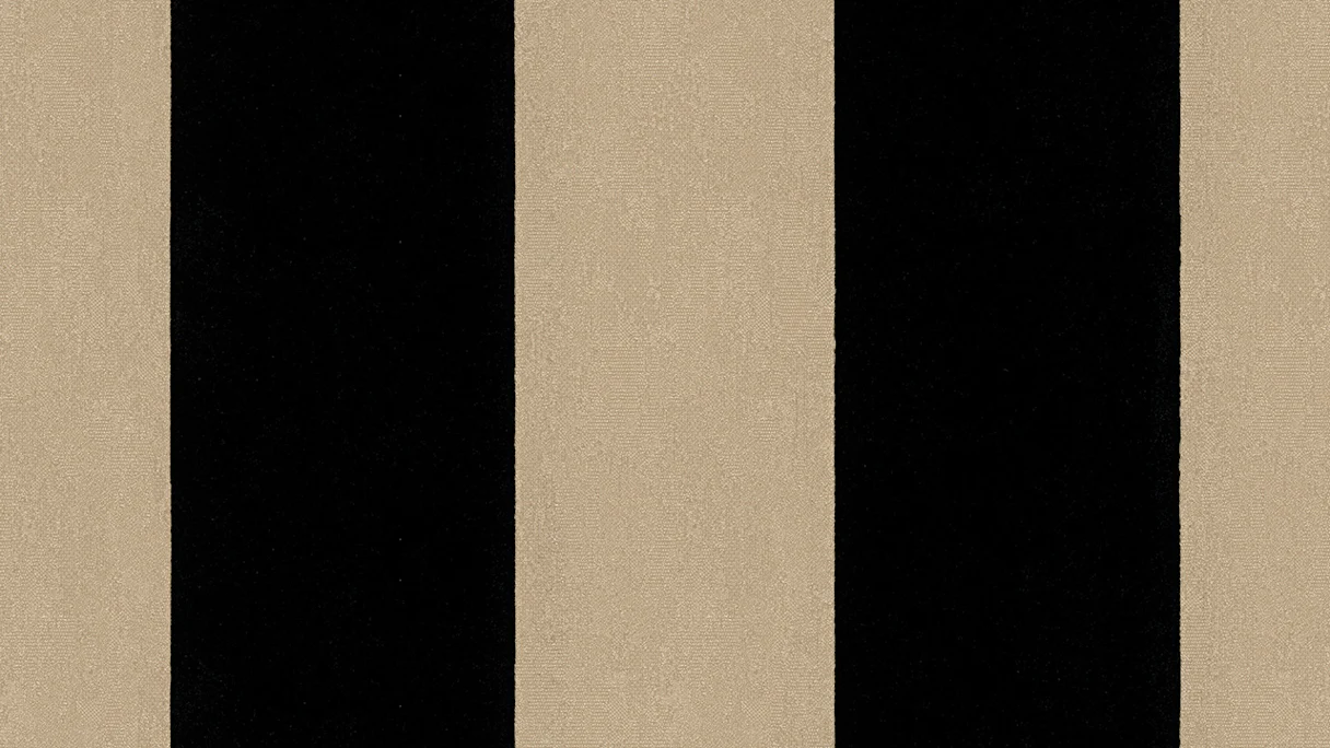 Vinyl wallpaper flocked Castello Architects Paper Black Metallic 814