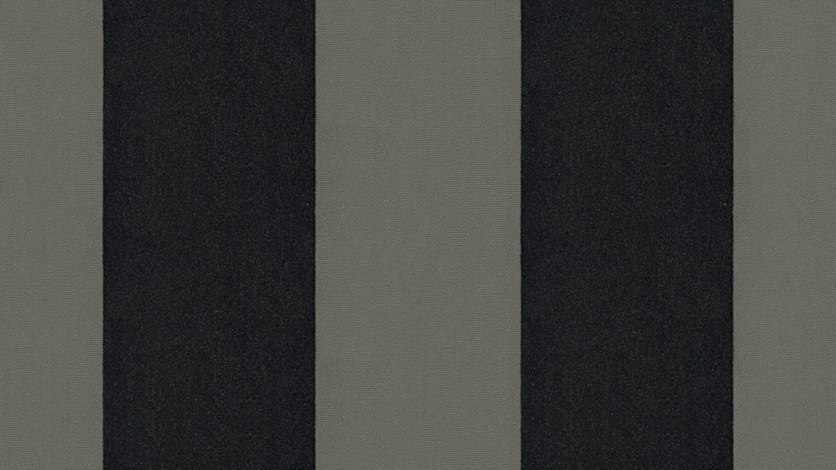 Vinyl wallpaper flocked Castello Architects Paper Grey Black Metallic 815