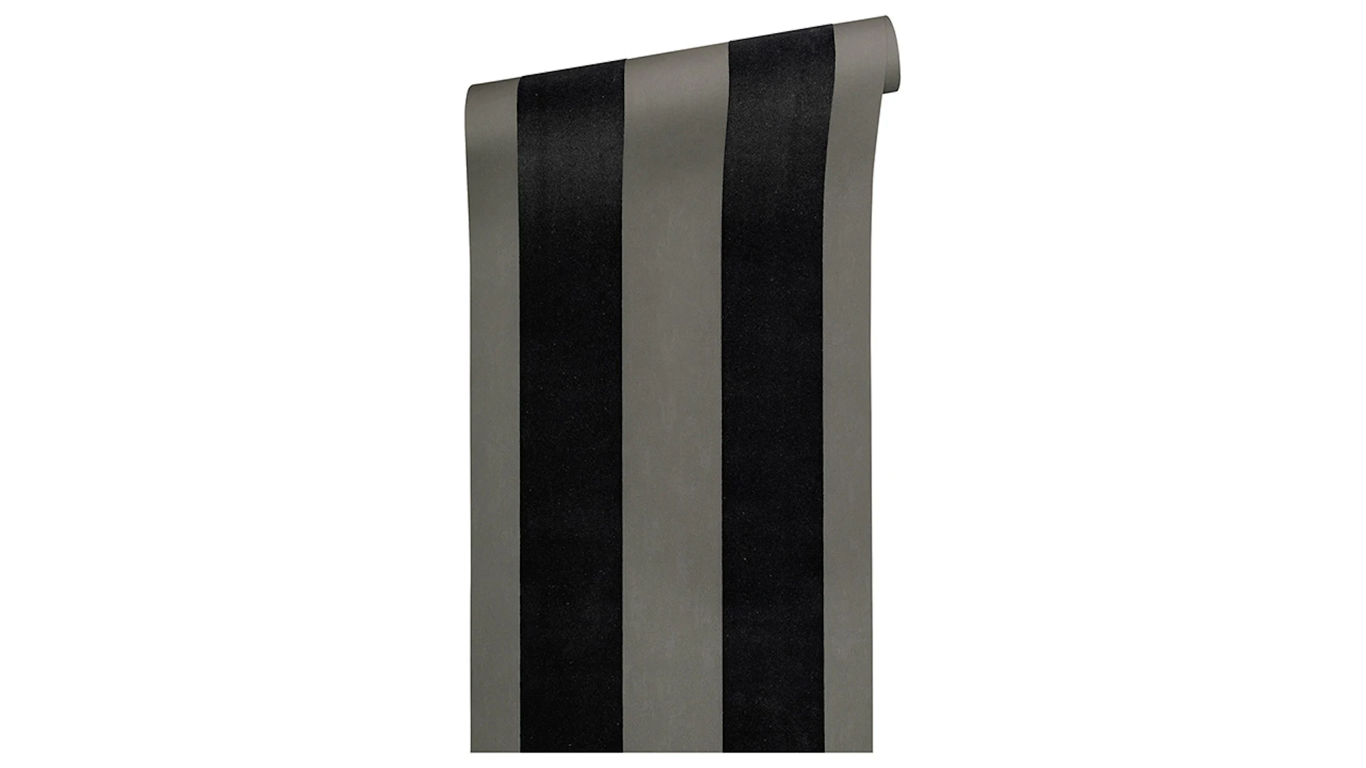 Papier peint vinyle floqué Castello Architects Paper Grey Black Metallic 815