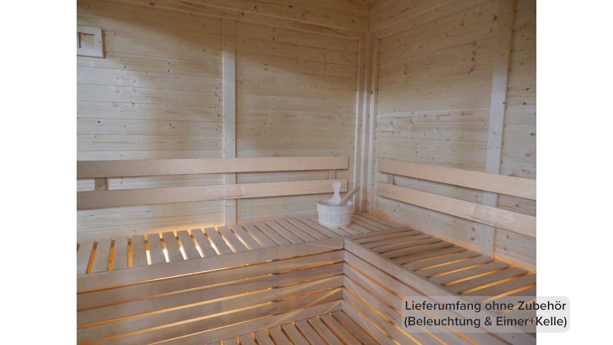 planeo Sauna Paradiso 3x2 (2 camere) finitura naturale