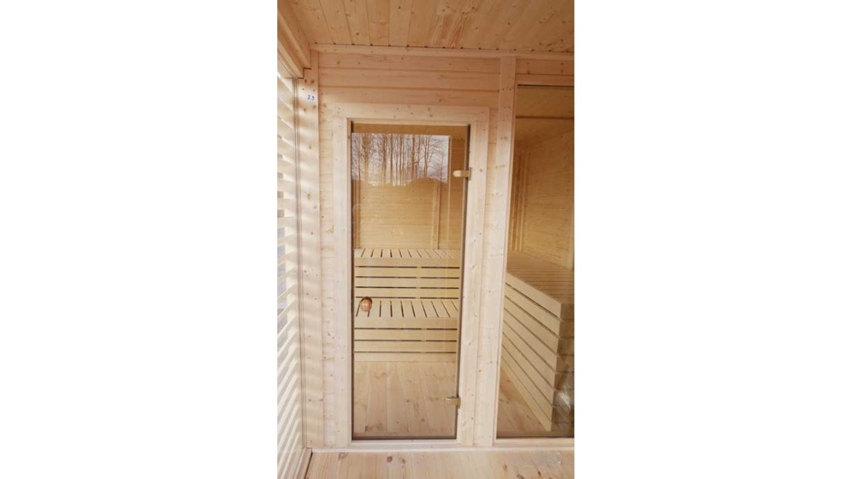 planeo Sauna Paradiso 3x2 (2-Raum) naturbelassen