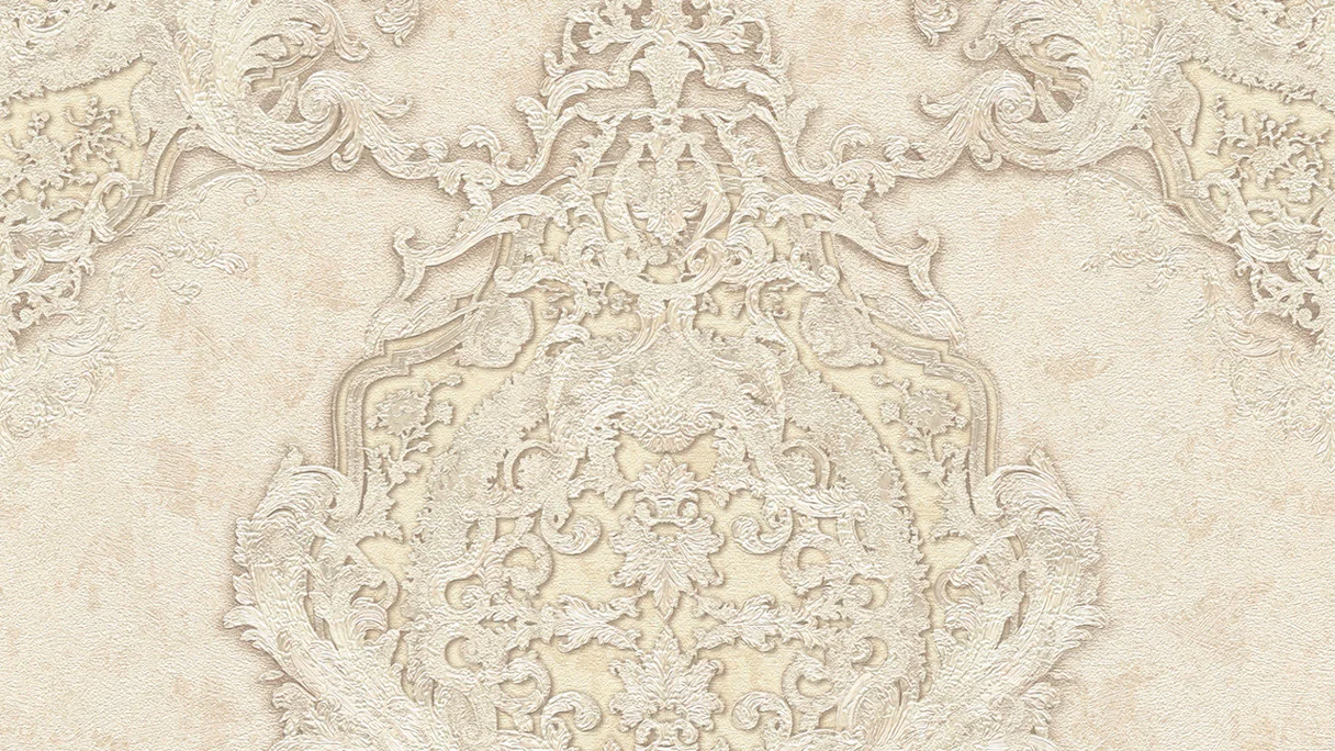 Vinyltapete Luxury Classics Architects Paper Ornamente Beige Metallic 723