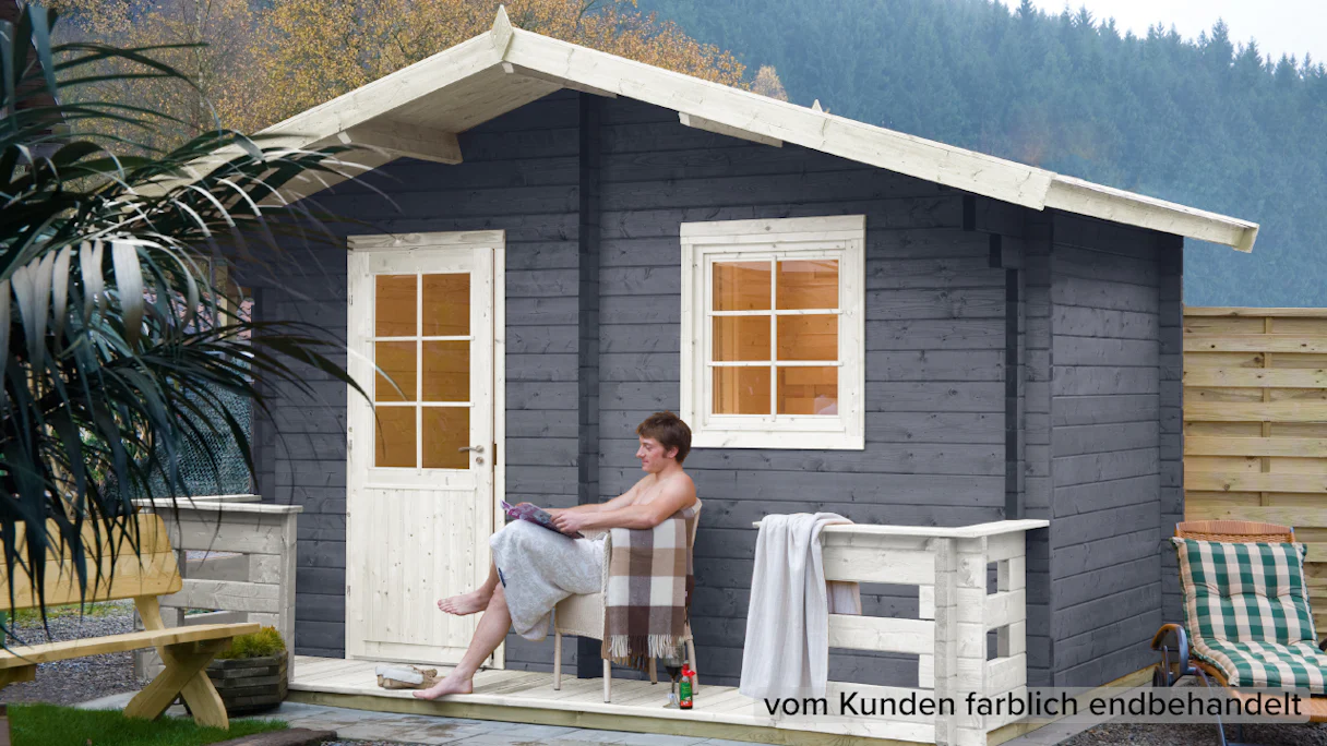 planeo sauna casa de luxe Sanna 70 finitura naturale