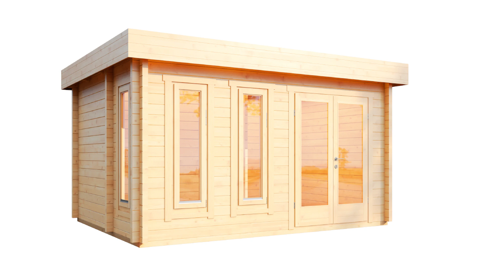 planeo sauna casa de luxe Eurika 70 finitura naturale
