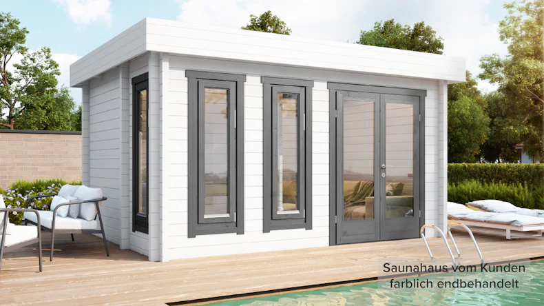 planeo Saunahaus de luxe Eurika naturbelassen