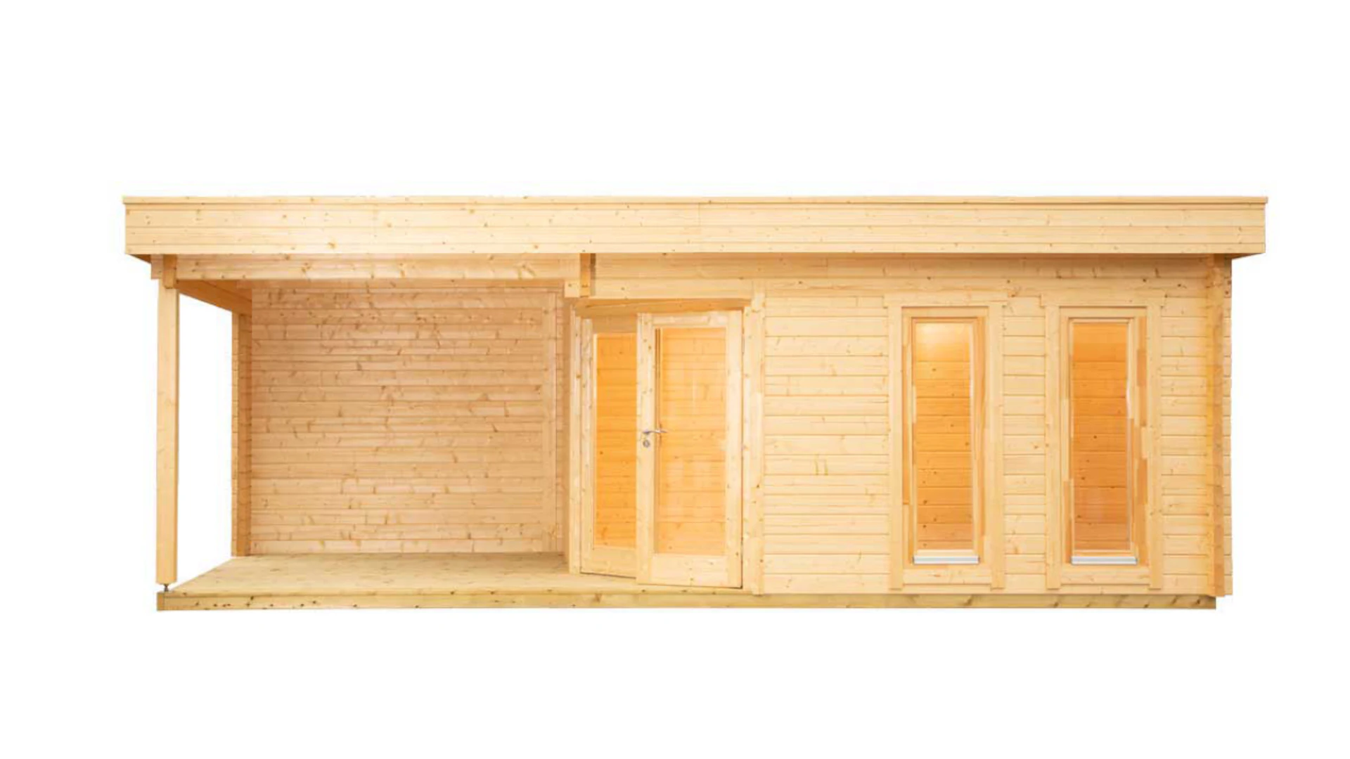 planeo sauna casa di lusso Yurika finitura naturale