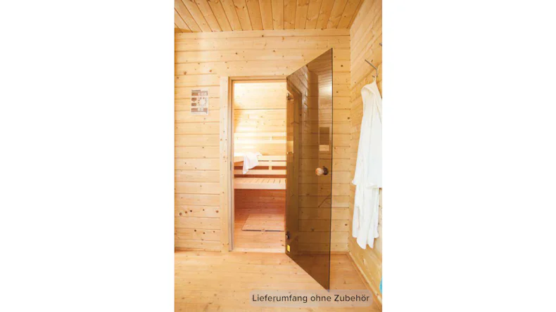 planeo sauna house de luxe Keijo 70 finition naturelle