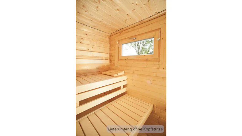 planeo sauna house de luxe Keijo 70 finition naturelle