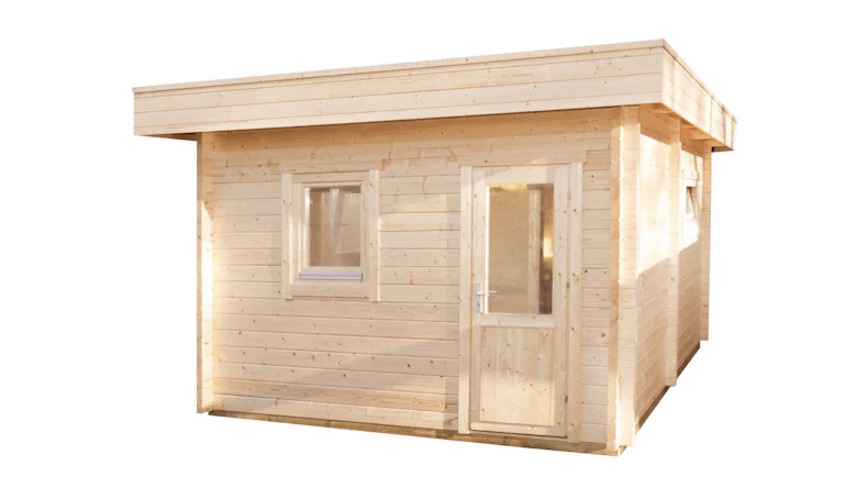 planeo sauna house de luxe Keijo 70 finition naturelle