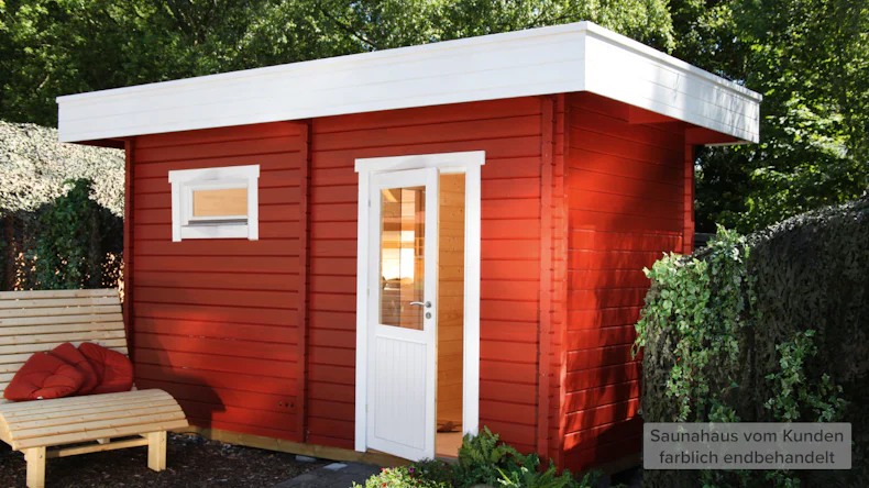 planeo Saunahaus de luxe Mikko 70 naturbelassen