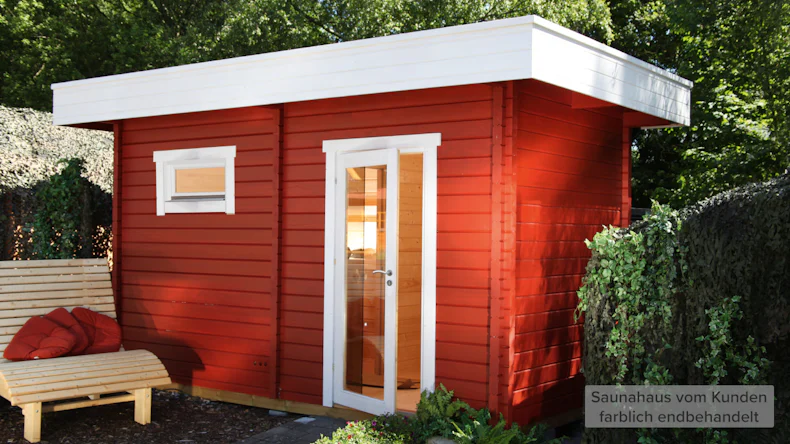 planeo Saunahaus de luxe Mikko 70 naturbelassen