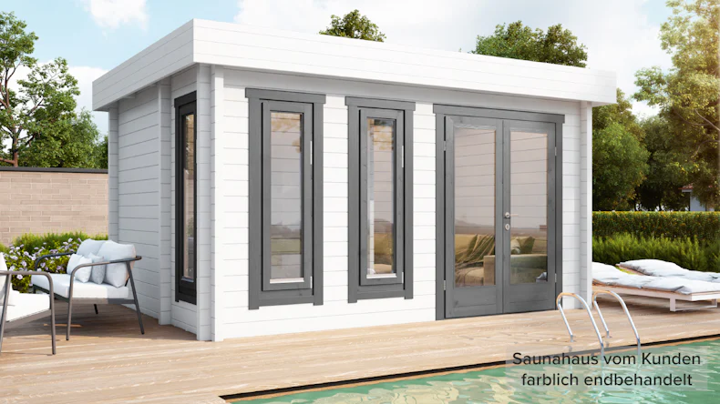 planeo Saunahaus de luxe Eurika 58 naturbelassen