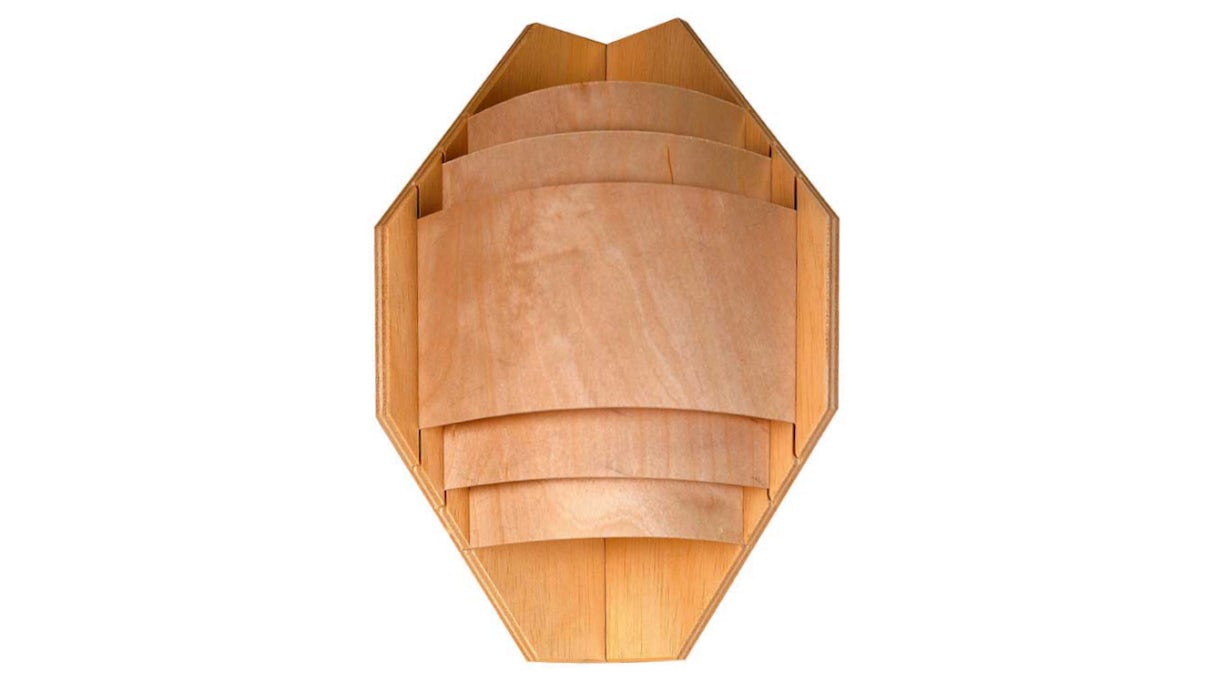 Lampada ad angolo per sauna con attacco in ceramica