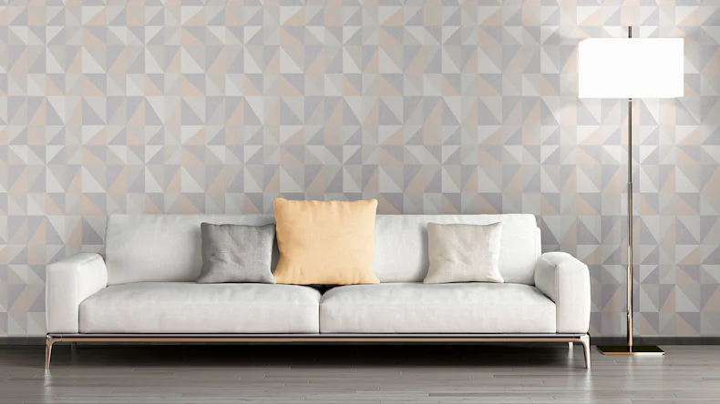 Vinyltapete Björn A.S. Création Modern Creme Grau Rosa 812