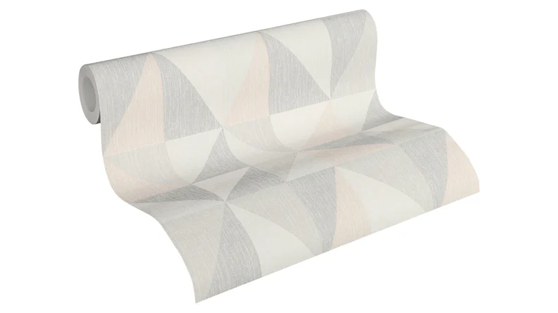 Vinyltapete Björn A.S. Création Modern Creme Grau Rosa 812