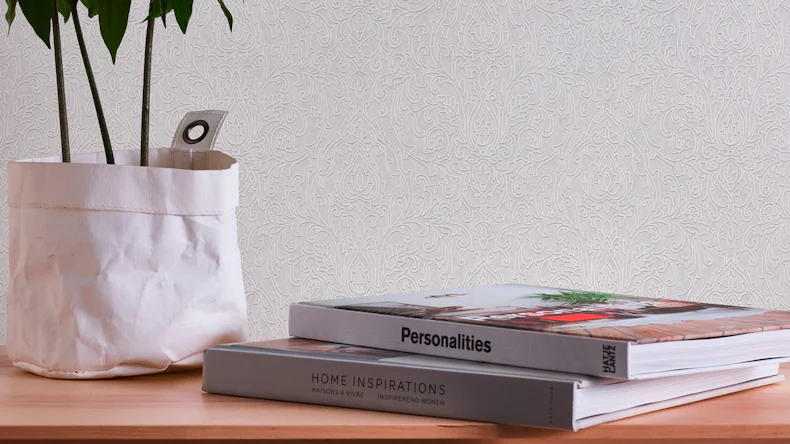 Vinyltapete weiß Landhaus Retro Blumen & Natur Meistervlies 2020 501