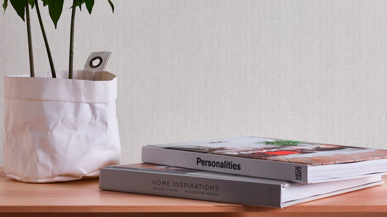 Vinyltapete weiß Modern Uni Meistervlies 2020 521