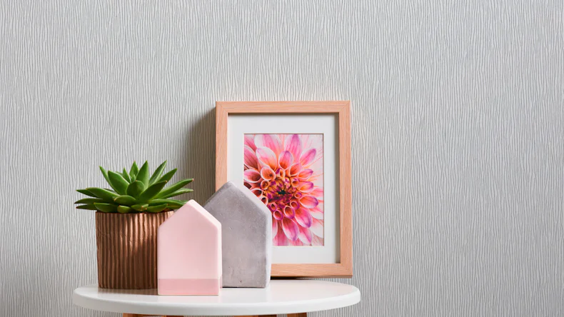 Vinyltapete Streifentapete weiß Modern Uni Meistervlies 2020 815