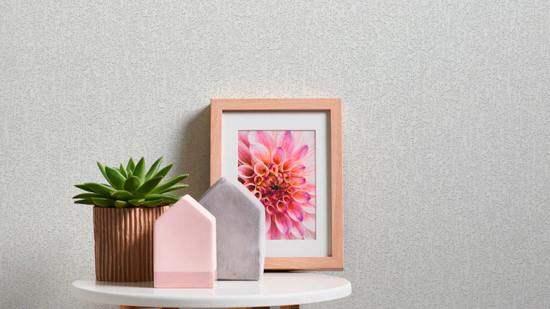 Vinyltapete weiß Modern Uni Meistervlies 2020 601