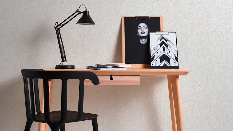 Vinyltapete weiß Modern Uni Meistervlies 2020 601