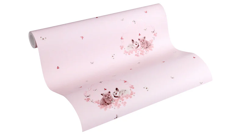 Vliestapete rosa Modern Kinder Kinder Little Stars 641