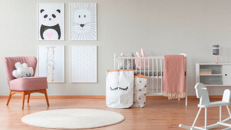 Vliestapete grau Modern Streifen Little Stars 652