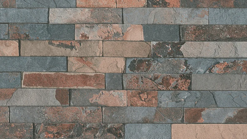 Vinyltapete Steintapete grau Modern Steine Elements 823