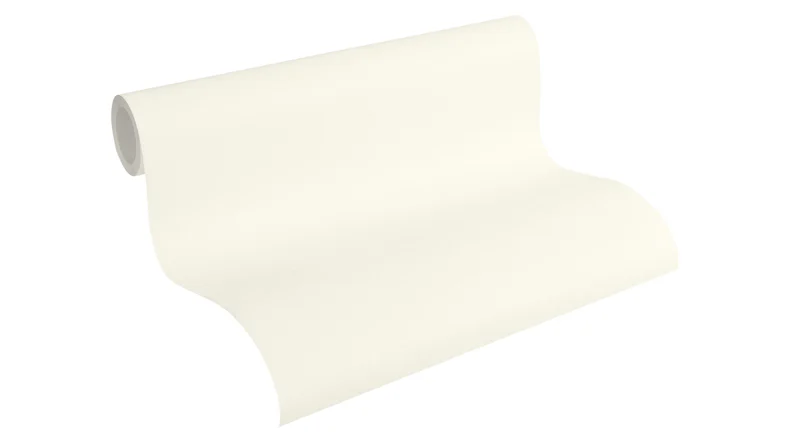 Vinyltapete weiß Klassisch Uni New Life 468