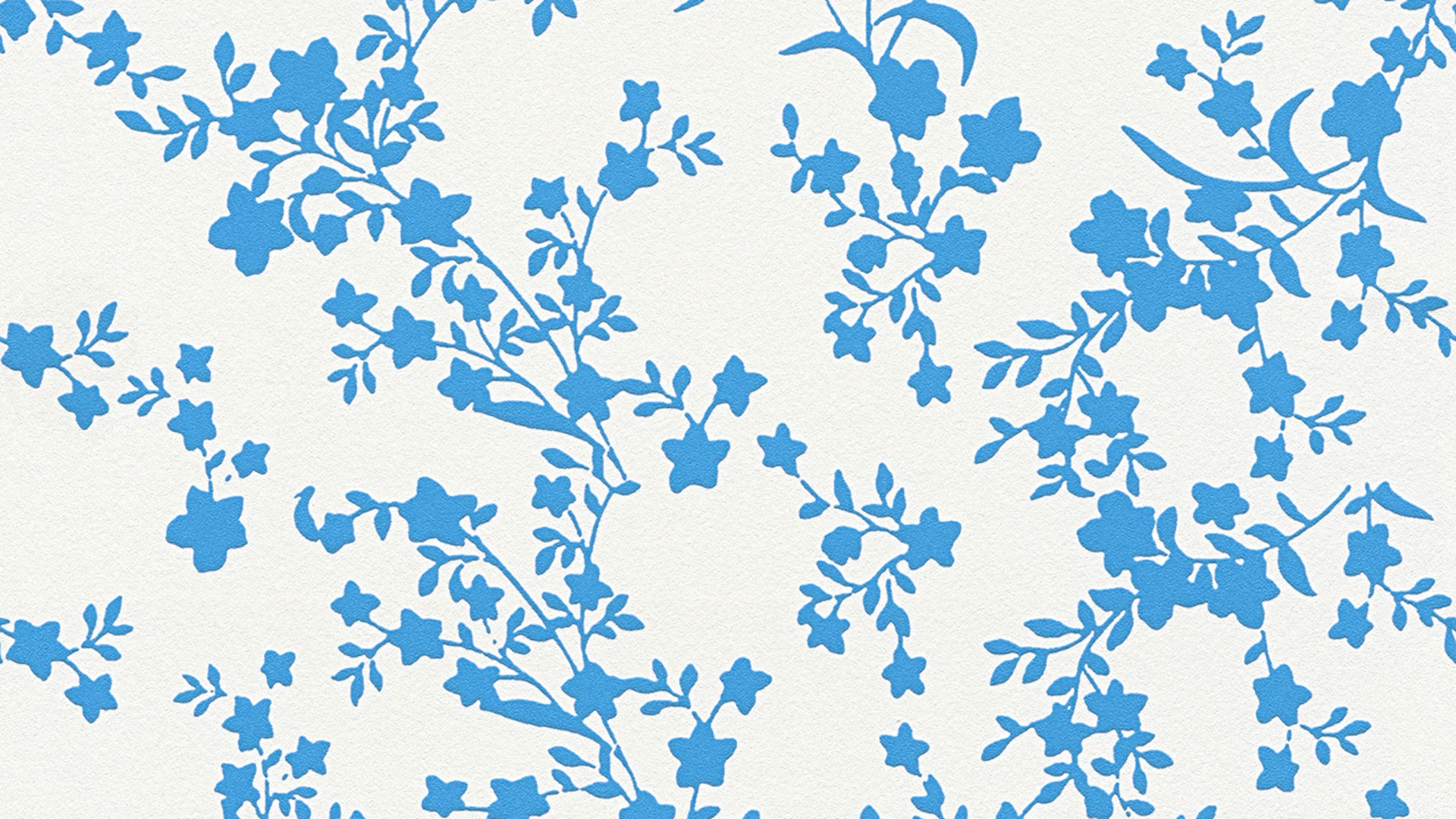 Tapete Esprit Vintage 13 Romantic Botanics Esprit Vintage Blumenranken Blau Creme 532