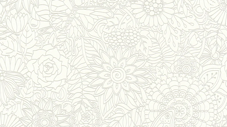 Vinyltapete weiß Modern Blumen & Natur Ornamente Club Tropicana 161