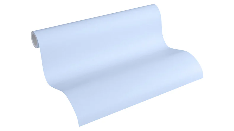 carta da parati in tessuto non tessuto Boys & Girls 6 A.S. Création carta da parati per bambini a tinta unita blu 345