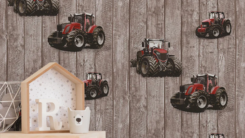 Vliestapete braun Modern Kinder Kinder Blumen & Natur Little Stars 401