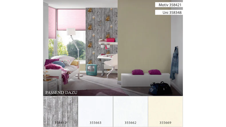 Vliestapete grau Modern Kinder Kinder Blumen & Natur Little Stars 421