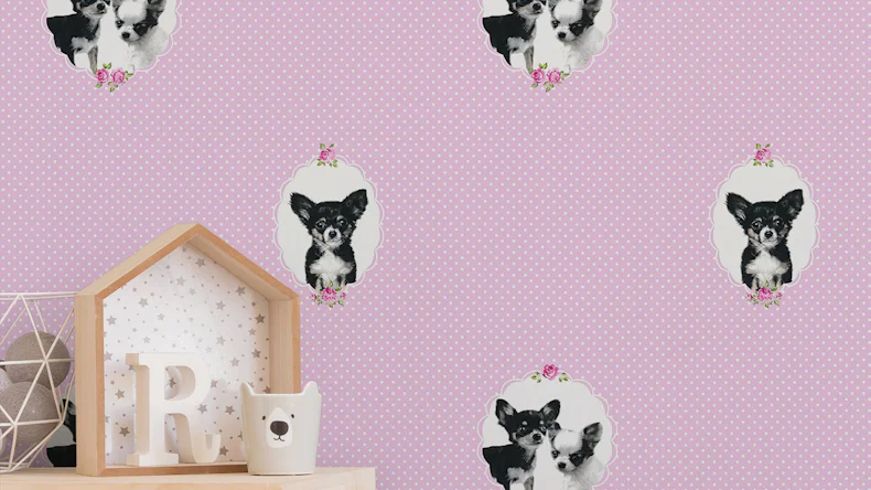 Vliestapete rosa Modern Kinder Kinder Blumen & Natur Little Stars 511