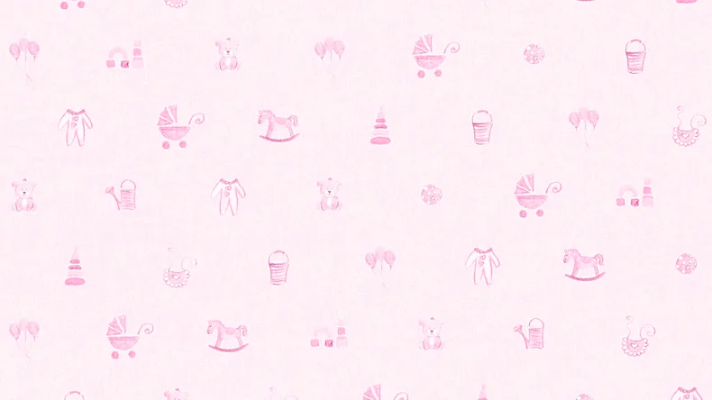 papier peint non-tissé Little Stars A.S. Création papier peint bébé rose 541