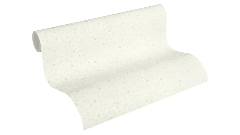 Tapete Djooz 2 Livingwalls Vintage Kariert Blumen Creme Grau 755