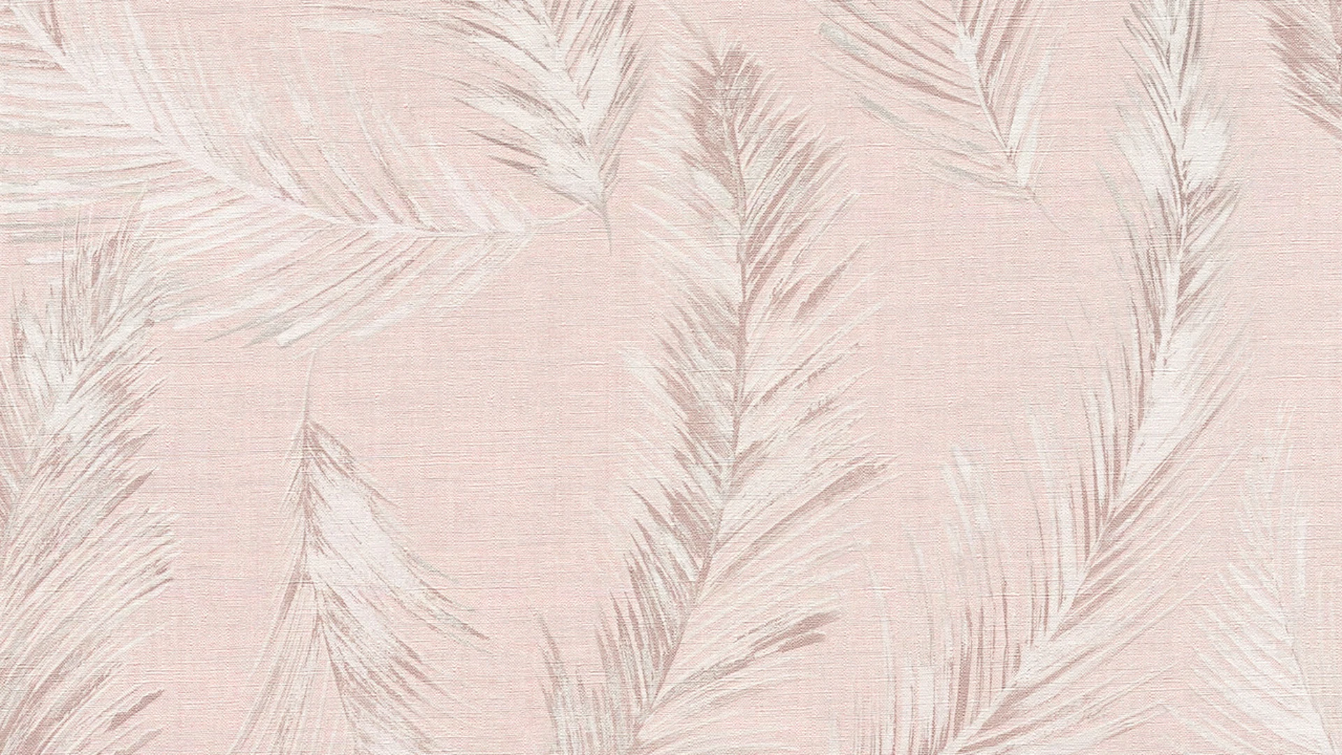 Carta da parati in vinile Four Seasons A.S. Création moderno stile country palma foglie di palma grigio rosa 962
