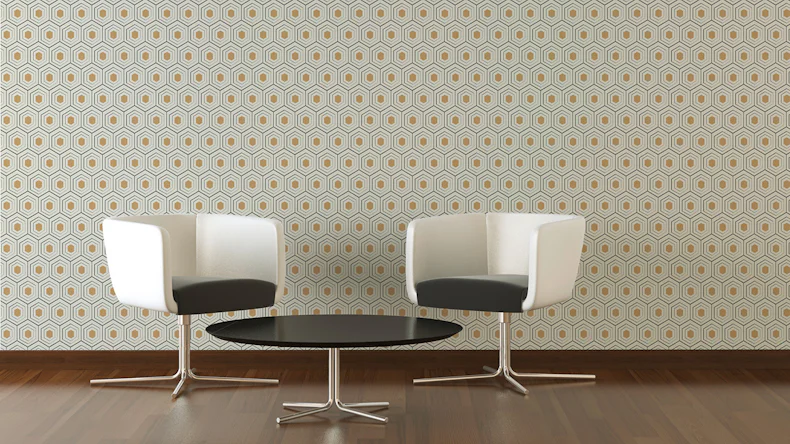 Papier peint vinyle Four Seasons A.S. Création Retro Metallic Beige Black 991