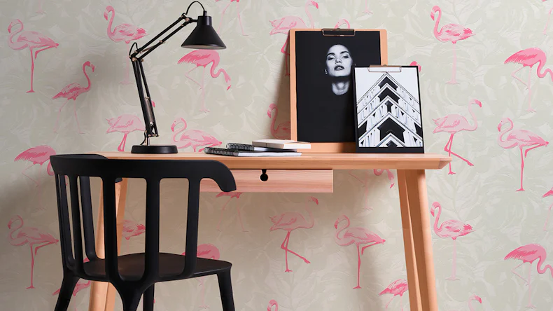 Vinyltapete Boys & Girls 6 A.S. Création Modern Kindertapete Creme Rosa Weiß 801