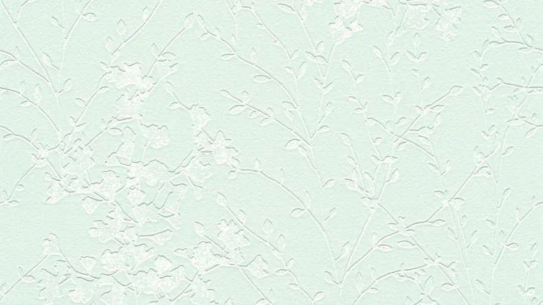 Vinyltapete grün Retro Klassisch Blumen & Natur Designdschungel 2 by Laura N. 821