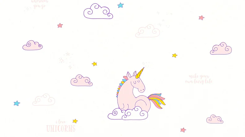 Papiertapete rosa Modern Kinder Kinder Blumen & Natur Boys & Girls 6 581