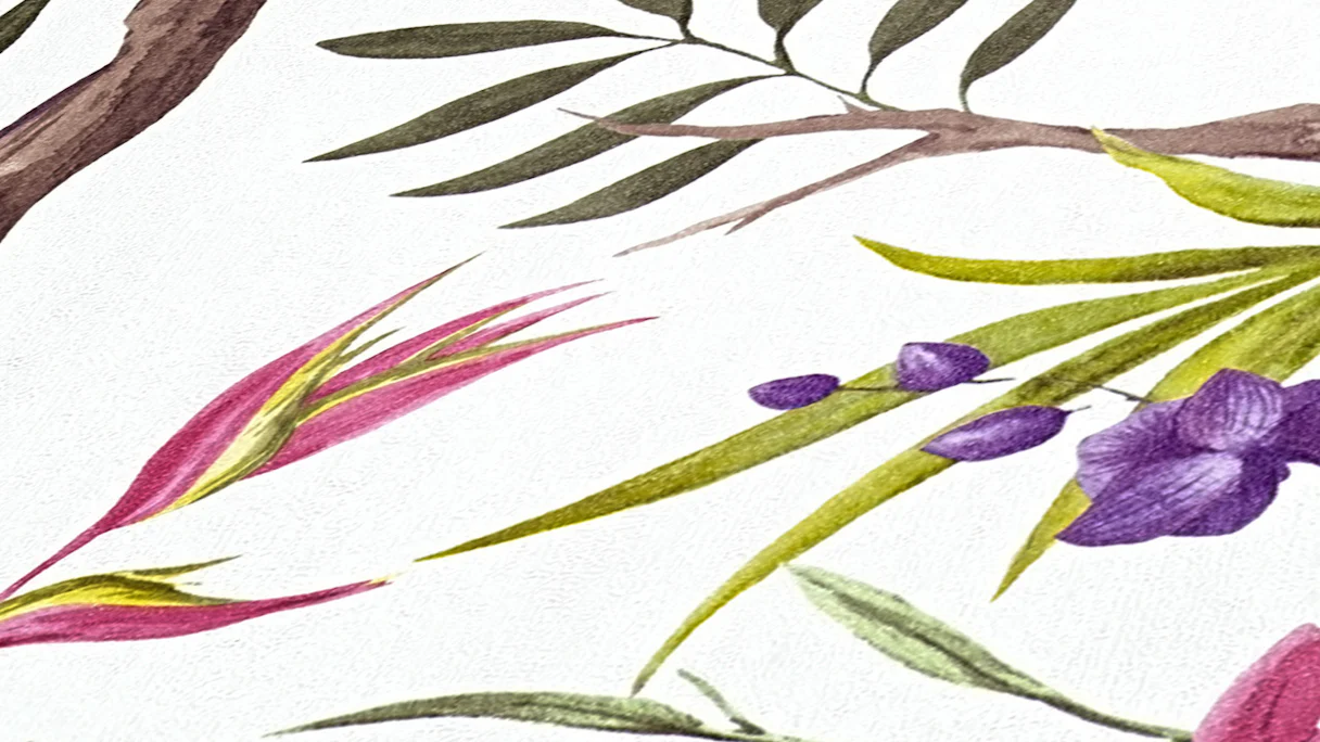 Papier peint en vinyle coloré fleurs classiques du pays & nature nouveau bloc-notes 2.0 021