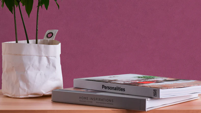 Vinyltapete lila Modern Klassisch Uni Neue Bude 2.0 065