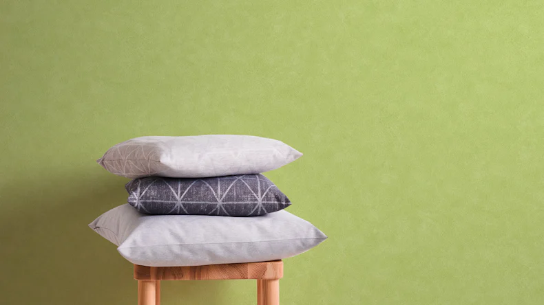 Vinyltapete grün Modern Klassisch Uni Neue Bude 2.0 067