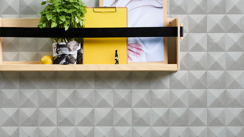 Papier peint en vinyle gris ornements modernes classiques Murs authentiques 2 752