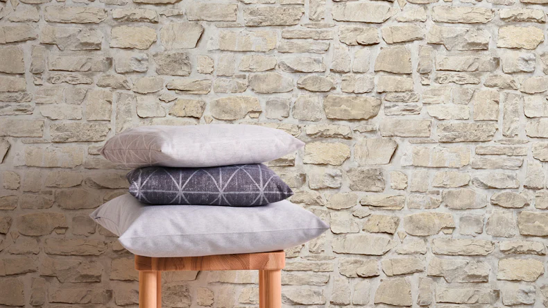 Vinyltapete Steintapete beige Vintage Steine Elements 703