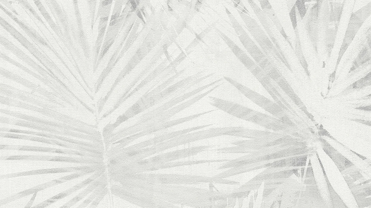 Vinyl Wallpaper Hygge Living Country Style Walls Palm Leaves Beige Grey 851