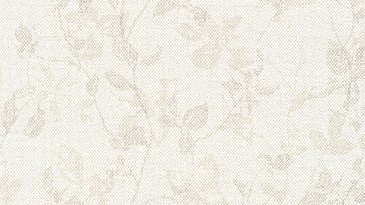 Papier peint en vinyle crème fleurs de campagne et nature hygge 971