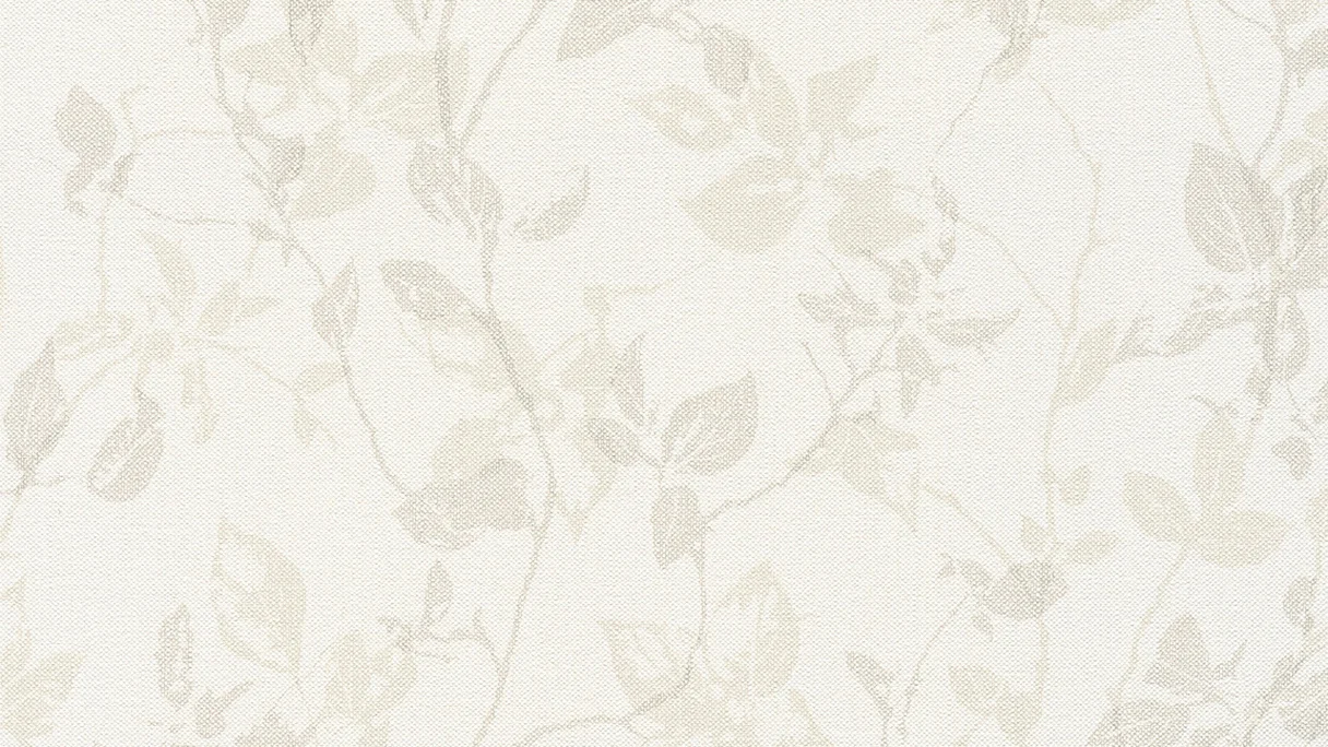 Vinyl wallpaper cream vintage country flowers & nature hygge 971