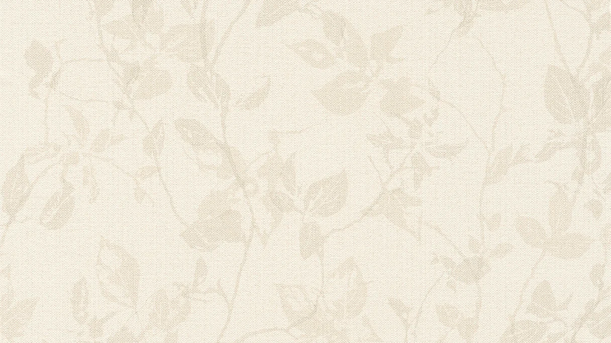 Vinyl wallpaper beige vintage country flowers & nature hygge 974